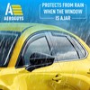 Extra Durable Window Deflectors in-Channel Window Visors Rain Guards Fit