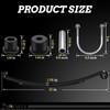 EXOEMTS Heavy Duty Rear 2-Leaf Spring Kit for EZGO RXV