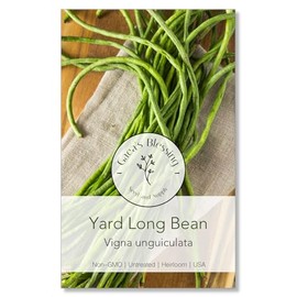 Gaea's Blessing Seeds - Yard Long Bean Seeds - Non-GMO Seeds with Easy to Follow Planting Instructions - Open-Pollinated High Yield Heirloom Untreated