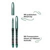Westcott PULSAR Rollerball Pen Green Pack of 10 | Value