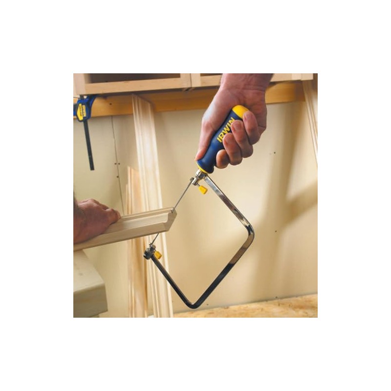 IRWIN Tools ProTouch Coping Saw (2014400), Blue & Yellow