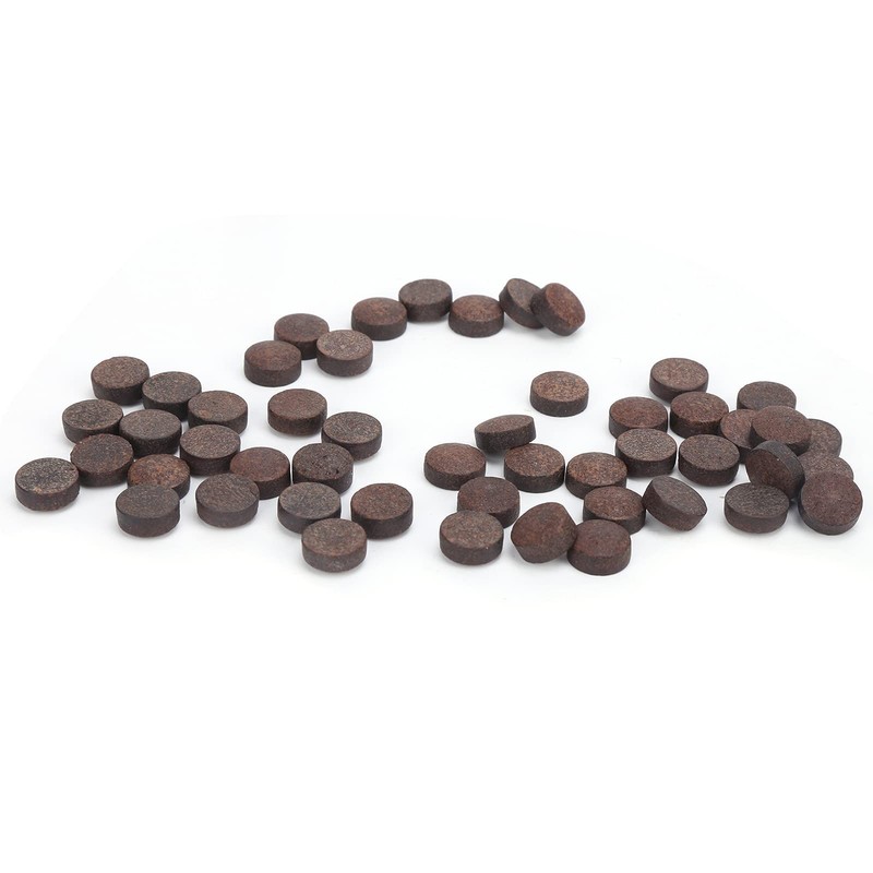 Kuuleyn Leather Snooker Cue Tips, 11 mm Chestnut Brown Soft