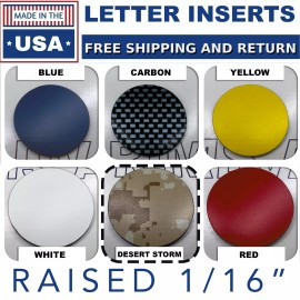 Advanced Trims DESERT STORM Raised Rear Tailgate Letters for 2022 2023 2024 25 Nissan Frontier