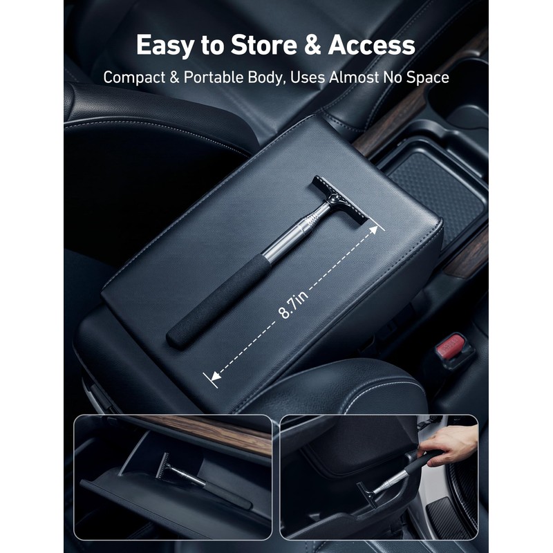 AstroAI Car Windshield Cleaner Tool, Window Cleaning Kit with 41in