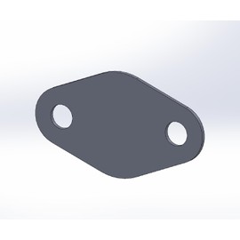 EGR Blanking Plate for Vauxhall 1.7 CDTI DTI Opel Honda Isuzu Engines Block Off Plate