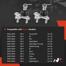 A-Premium 2 x Front Lower Ball Joint, Compatible with Honda CR-V CRV 2023 2024
