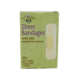 All Terrain Bandage,Sheer 3/4 Inch X 3 Inch - 40 CT, 4 pack4