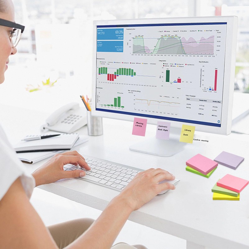 36 Pack Sticky Notes 1.5x2 in Post, 2160 Sheets Post