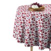 Fabric Textile Products Round Tablecloth, 100% Milliken Polyester, Machine Washable,