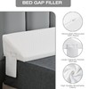 Twin Bed Wedge Pillow Headboard & Mattress Gap Filler, Long