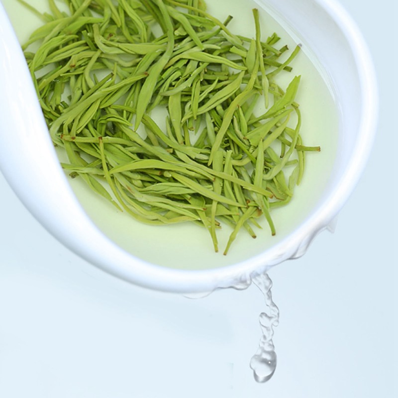 1 Box Green Tea Pure Natural Long Strip Shape Chinese