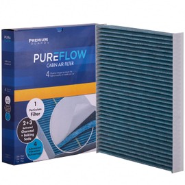Pureflow - Filtro de aire de cabina PC4080X | Compatible con 2015-14 Kia Sorento, 2015-11 Sorento, 2010 Hyundai Santa Fe