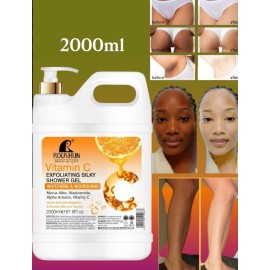 Roushun Vitamin C Exfoliating + Kojic Skin Whitening Body Wash, 4000ml [USA Stock 🇺🇸]