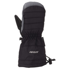 Gordini Kids & Baby Little Kids Children's Snugget Waterproof Insulated Mittens, Black/Gunmetal, X-Large