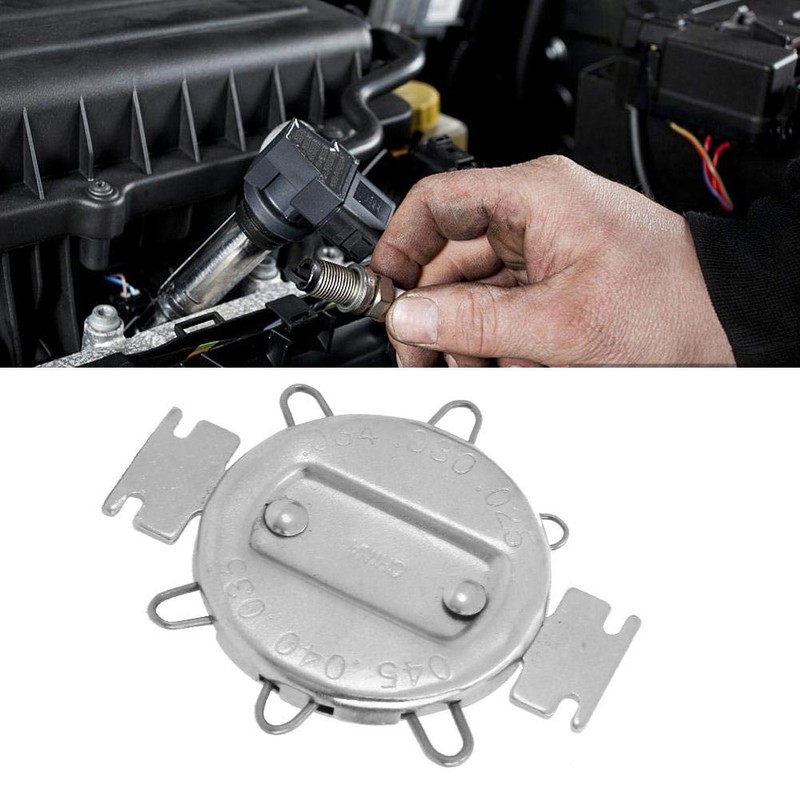 Hilitand Spark Plug Gap Gauge, Metal Durable Spark Plug Gap