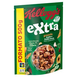 Kellogg's Cereali Extra | Gusto Frutta e Frutta Secca | Granola con Avena Croccante | Confezione Singola da 500g (1 x 500g)