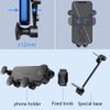 LUNQIN Car Phone Holder Mount for Toyota Tacoma 2024 2025
