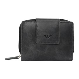 Voi City Cowboy Kenya Leather Wallet 12.5 cm, black