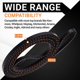 UPGRADED Ultra Durable 661570 & 279640 & W10837240 Dryer Belt and Pulley Kit Replacement Part by BlueStars – Exact Fit For Whirlpool & Kenmore Dryers - Replaces 661570V 661570VP AP3094197 PS11726337