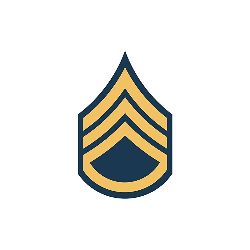 US Army - Staff Sergeant E-6 Decal - Five Inch