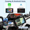 VSYSTO Motorcycle Dashcam 5.0 Inch Waterproof Touchscreen Car Play Android