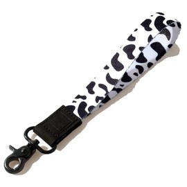Key Lanyard Wrist Keychain Wrist Keychains for Women, Hand Wrist Lanyard Keychain, Cow Pattern