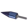 Wood Cone Punch High Speed Steel Blue Plated Hex Shank