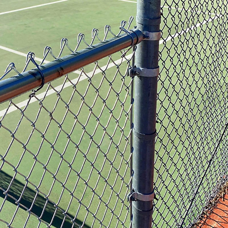 Aiwaiufu 10 Pcs Chain Link Fence Tension Band, Tension Bands