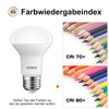 LVWIT LED Reflektor E27 R63, 806 lm, Warmweiß 2700K, 8W