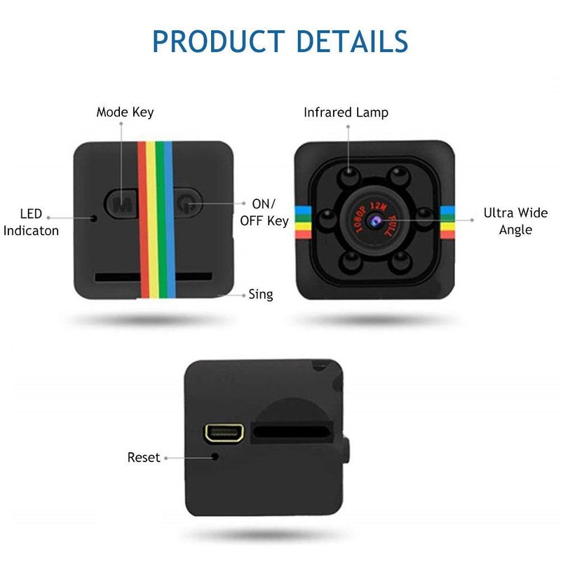 Small Camera Mini Camera HD Camera IR Night Vision Video