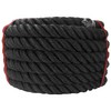 Aoneky 3/8 1/2 5/8 3/4 1 inch Black Twisted Rope