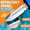 DRAGON RIOT Scuba Diving Knife with Leg Straps & Sheath