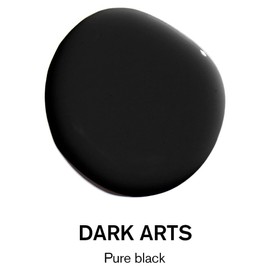 BACKDROP Premium Interior Paint Semi-Gloss Finish for Trim & Doors Self-Priming, Low VOC, Green Wise Certified DARK ARTS - Pure black 1 Gallon
