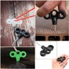 SquEqu 8 Pack Deck Pegs Tent Stakes Wood Screw Hooks
