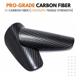 LIGVIV Soccer Shin Guards - Carbon Fiber Shin Pads with Portable Carrying Case for Men, Women, Youths, Kids, Size L M S (S)