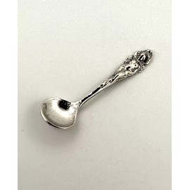 SIlverliza 925 Sterling silver Mini Spoon-Small spoon for baby/Sugar & Salt spoon SET OF 2