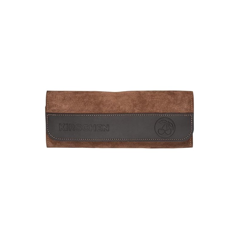 Kirschen 3823001 3-piece drawing blade set, brown, with leather bag,