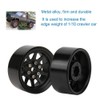 RC Wheel Rims, Alloy Beadlock Wheel Rims Hub Compatible with