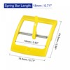 sourcing map Watch Strap Clasp Replacement Plastic Buckle for 16mm