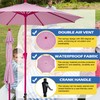 Sunnyglade 9FT Outdoor Patio Umbrella, Market Table Umbrella with 8