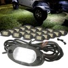 Winunite 20 Pods Quick Connect White Rock Lights, 5M Extension
