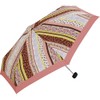 Wpc. 3202-261 Rain Umbrella, Pattern, Striped Mini Pink, Folding Umbrella,