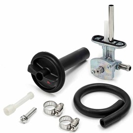 SEMOLTO Fuel Valve Petcock Shut Off Switch and Lever Screw Fit for 2007-2016 Yamaha Grizzly 350/2002-2008 Yamaha Grizzly 660/2004-2006 Yamaha Bruin 350 /OEM:5KM-24500-10-00