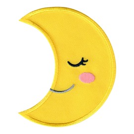 PatchMommy Moon Patch Appliqué for Iron-On Clothes Children Baby