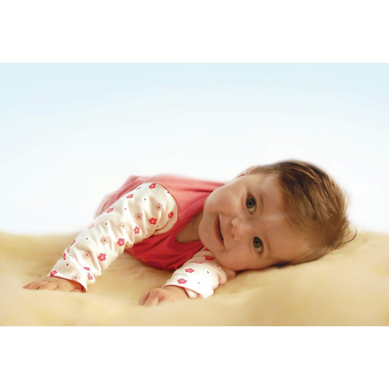 The Wool Company Baby Lambskin Comforter - Extremely Soft and