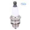 10PCs Sparking Plug Chainsaw Accessories Lawn Mower Parts Brass Ceramic