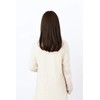 Priscilla BO-03 Long Hat Wig, Heat Resistant, TDB, Dark Brown