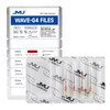 JMU Wave-G4 Files,Niti Rotary Files, #20/07(21mm),Reciprocating Rotation,Sequence Files, 4pcs/Pack