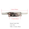 HAHIYO 8 Inch Silver Metal Clipboard Clips - High-Grip Lever
