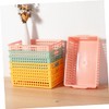 STOBAZA Ganizer Bins 6 Pack Mesh Storage Basket for Desk